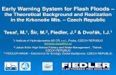 Early Warning System for Flash Floods - Europa (CZ... · Early Warning System for Flash Floods in the Krkonoše Mts. The sophisticated early warning system (EWS) for detection of