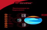 SERIE Serie 7T - Thermostaten 7T - GFinder · Inschakeltemperatuurbereik (b.v. verwarming) °C Uitschakeltemperatuur-differentie K Inschakelvochtigheidsbereik (b.v. ventilator) %