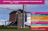 OPEN MONUMENTENDAG op reis 13 - 14 …...Beste monumentenliefhebber, In 2014 vindt de jaarlijkse Open Monumentendag plaats op zaterdag 13 en zondag 14 september. Het thema van dit