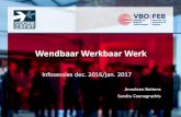 Wendbaar Werkbaar Werk - VBO/FEB...Werkbaar werk voor iedereen Kansen scheppen voor creatie van banen door grotere wendbaarheid Sociale innovatie 2 INLEIDING Wetsontwerp: Memorie van