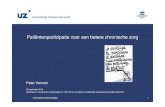 © 2010 Ghent University Hospital 1 zorgaanbod/ALGIN... · 2016. 10. 3. · Adviseren Actief op zoek naar mening van de patiënt / Arnstein’s “Participatieladder” Regie bij