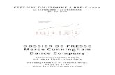 DPE Merce Cunningham - Festival d'Automne à Paris...au 01 53 45 17 17 et sur Contacts presse : Festival d’Automne à Paris Rémi Fort, Christine Delterme 01 53 45 17 13 Théâtre