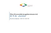 Schoolreglement KTA Jette · Ons doel is leerlingen optimale ontwikkelingskansen bieden en ze begeleiden zodat zij kunnen opgroeien tot gelukkige, zelfstandige, verdraagzame, creatieve
