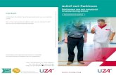 Actief met Parkinson - UZA · Actief met Parkinson Deelnemen aan een aangepast revalidatieprogramma Informatiebrochure patiënten A augustus iets uit dee brochure mag worden overgenomen