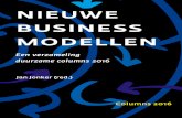Nieuwe Business Modellen...Nieuwe Business Modellen in tijden van disruptie (2) 53 Roelof de Vries Nieuwe businessmodellen in een oude wereld 56 Peter van Vliet Zorg om zorg of leren