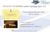 RTD1017-2 CRIAM rubber opleggingen 2€¦ · Staat van de omhulling 0 Geen verplaatsing 1 Alleen aan de boven- of onderzijde verplaatst, maar nog volledig dragend 2 Alleen aan de