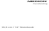 35,5 cm / 14“ Notebookdownload2.medion.com/downloads/anleitungen/bda_s4404_s...7 1.2. Gebruiksdoel Dit is een IT-apparaat en bestemd voor het gebruik, beheer of de bewerking van