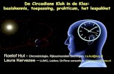 De Circadiane Klok in de Klas: basiskennis, toepassing, prakticum, … · 2016. 1. 19. · - de midlife crisis biologische klok is een interne oscillator die ritmische processen in