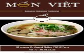 M N VIÊT · 2020. 7. 12. · 90 avenue Dr Arnold Netter, 75012 Paris Tél : 01.46.28.23.32 Restaurant Vietnamien Traditionnel Une liste des allergènes est disponible pour les clients