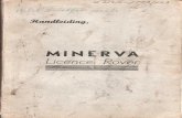 “Handleiding voor MINERVA Licence Rover” · 2017. 6. 24. · “Handleiding voor MINERVA Licence Rover” (origineel) 1952 Errata Errata (volgens errata lijst nr1) 1ÆReeds gecorrigeerd