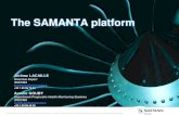 The SAMANTA platform · 3 / SNECMA / SAMANTA / MATLAB Virtual Conference 2015 This document and the information therein are the property of Snecma, They must not be copied or communicated