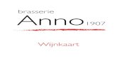 Wijnkaart - Welkom bij Brasserie Anno 1907anno1907.be/wp-content/uploads/2017/10/Brasserie... · Een Brut Cava, gemaakt van de 3 lokale druivensoorten; Macabeu, Parellada en Xa-rello.
