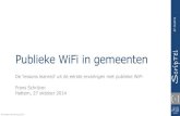 Publieke WiFi in gemeenten - NLconnect is de ...Publieke WiFi is een extra marketinginstrument voor lokale informatie gericht op bezoekers -Toeristische informatie over voorzieningen,