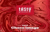 2019 ChocoImage...in full colour printen wij je afbeelding op een chocolade blokje. De toplaag bestaat uit witte chocolade, de basis uit melkchocolade. BtB € 0,60 min. 96 stuks Ve