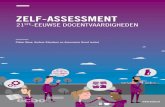ZELF-ASSESSMENT - ECBO...6 ecbo Zelf-assessment docentvaardigheden Om studenten vaardigheden te laten ontwikkelen, moeten docenten voldoende zijn toegerust. Dat geldt ook voor 21ste-eeuwse
