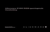 Alienware 510M RGB-gamingmuis Handleiding · 2019. 8. 28. · die u laat weten dat de installatie van het stuurprogramma bezig is. Als dat het geval is, wacht dan tot een melding