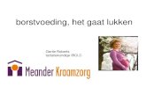 borstvoeding, het gaat lukken - Geboortezorg Limburg · 2017. 3. 7. · - borstvoeding geven is niet moeilijk te leren - de baby weet zelf hoe vaak en hoe lang - pijn bij het voeden
