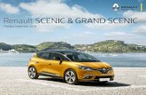 Renault SCENIC & GRAND SCENIC...Renault SCENIC & GRAND SCENIC Prijslijst september 2018 RIJDEN IN DE SCENIC & GRAND SCENIC IS FANTASTISCH, VOOR OUDERS ÉN KINDEREN. MET HUN VLOEIENDE