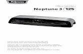 407562F NA Neptune3 v1.0 100115 SinglePages...aled Edge F irst t nse 3-7m l| 75 -15 ic PHOTO E R/A4 MENU/A3 R LAMINATOR CONTROLS QUICK START GUIDE 3 Auto d R MENU/A3 E R/A4 O InsertS