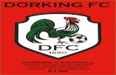 DORKING FC - Pitcherofiles.pitchero.com/clubs/18447/10.10.15knaphill_151893.pdf2015/10/10  · minute header brought Staines back into a game that Dorking had controlled up to that