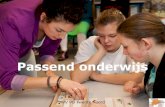Passend onderwijs - bandwerkplus.nl€¦ · Passend onderwijs Passend onderwijs biedt meer ruimte om de ondersteuning vorm te geven: o Samenwerken en uitwisselen van expertise met