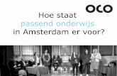 Hoe staat passend onderwijs in Amsterdam er voor?...Presentatie OCO Floor Kaspers Hoe staat het ervoor met passend onderwijs in Amsterdam? Een kleine twee jaar geleden is passend onderwijs
