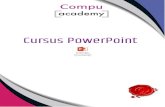 compu-academy.nl · Web viewMet PowerPoint kunnen we voorstellingen en presentaties maken door middel van dia's die zijn gevuld met teksten, afbeeldingen, films, grafieken en geluiden.