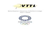 Beleidsplan Vlaamse Tafeltennisliga 2017-2020...Beleidsplan Vlaamse Tafeltennisliga 2017-2020 4 Deel I: Informatie van de sportfederatie 1. Structuur van de sportfederatie Algemeen