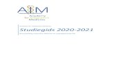 Academy for Integrative Medicine Studiegids 2020 …...Studiegids basisopleiding 2020-2021 3 Over de Academy for Integrative Medicine De Academy for Integrative Medicine (AIM) is opgericht