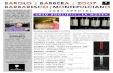 BAROLO | BARBERA | 2OO7 BARBARESCO|MONTEPULCIANO · 2011. 12. 5. · een snoepje. De Barolo Galli-notto is in zijn prijsklasse onk-lopbaar en de Barolo Conca een echte klassieker.