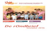 Nederlandse leraren geven De rOndbrief · 2016. 9. 17. · Foto omslag: Vietnam, Tho Trang kleuterschool. de rOndbrief voorjaar 2016 3 10 Inhoud Israël - Leven in vrede vaste rubrieken