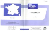 Thenonficheinfoterre.brgm.fr/Notices/0783N.pdf · 2011. 2. 24. · 783 THENON THENON par J.-P. PLATEL La carte géologique à 1/50 000 THENON est recouverte par la coupure BERGERAC