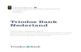 Triodos Bank Nederland - Customerdelight.nuTriodos Bank Nederland Volg je Hart, Gebruik je Hoofd Hoe de afdeling Klantcontact van Triodos Bank Nederland invulling geeft aan een duurzame