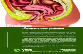 VVOG brochure prolaps · 2020. 9. 7. · wat je mag verwachten als je een prolaps behandeling moet ondergaan. Het is belangrijk dat je zelf achter een ingreep staat. Bij een geplande