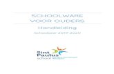Schoolware voor ouders - handleiding - Hemelvaart€¦ · Schoolware voor ouders ~ 2~ 1 Schoolware voor ouders bereiken 1) Surf naar . 2) Klik in de blauwe tegel linksboven op Schoolware