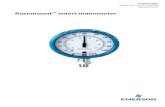 Rosemount smart manometer - Emerson Electric...Normen: IEC 60079-0: 2011, IEC 60079-11: 2011 Markeringen: Ex ia IIC T4 Ga, T4 (—40 C ≤ T a ≤ +70 C) IP66/67; Speciale voorwaarden