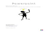 Website van Gerrit Tiemens - Powerpoint voor beginners · Web viewAfhankelijk van de gekozen indeling, wordt er een aantal vakken aangeboden waarin u tekst, illustraties en grafische