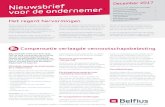 Belfius - Nieuwsbrief voor de ondernemer / Lettre d’information · PDF file 2018. 1. 17. · levensverzekering 1,65% Vaste rentevoet niet gewaarborgd door levensverzekering 1,78%