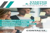 STARTER & STARTUP BUSINESSBOX · • Uniek aanbod van € 350,- wanneer je maximaal 2 jaar ... Febe denkt mee met jouw wensen en bespreekt de verschillende mogelijkheden. Zo maken