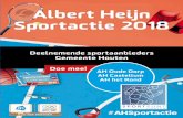 SportpuntHouten.nl - Albert Heijn Sportactie 2018 · 2020. 4. 19. · een net zo grote rol. In de professionele studio aan Kruisboog 12 geven gediplomeerde docenten les aan dansers