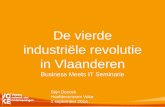 De vierde industriële revolutie in Vlaanderendownload.minoc.com/2014/26/keynote-stijndecock.pdf · 2014. 9. 3. · Nieuwe technologie leidde nog nooit tot langdurig tekort van vraag