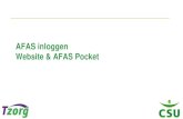 AFAS inloggen Website & AFAS Pocket - CSU...InSite pagina van CSU te komen. Je kiest altijd voor of via een webbrowser. Mocht je geen bevestigingscode meer ontvangen, dan zit je vaak