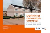 Definitief renovatie- voorstel · 2017. 5. 17. · Definitief renovatie-voorstel Nul-op-de-meter woning voor meer wooncomfort 70 woningen, Soest Hobbemalaan 1 t/m 27 en 2 t/m 28 Ruysdaellaan