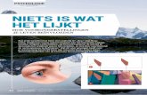 NIETS IS WAT HET LIJKT - Weet Magazineweet-magazine.nl/.../11/Weet-48-Niets-is-wat-het-lijkt.pdf · 2019. 1. 3. · NIETS IS WAT HET LIJKT HOE VOORONDERSTELLINGEN JE LEVEN BEÏNVLOEDEN