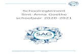 Schoolreglement Sint-Anna Goethe schooljaar 2020-2021...Schoolreglement Sint-Anna Goethe 2020-2021 2 Beste ouder, Ons schoolreglement bestaat uit verschillende delen. Het eerste deel