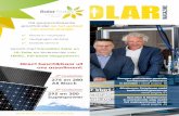 SEPTEMBER 2017 | JAARGANG 8 | NUMMER 3 · (zie pagina 16). Een ander bedrijf in het Solar Magazine-lijstje, TULiPPS Solar, heeft deze zomer in Waalwijk de productie opge-start. Kortom,