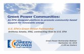 Green Power Communities - US EPALocal government official signs Community Partnership Agreement on behalf of community. 3. ... Two 24” x 30” aluminum signs ... Benefits. Benefits