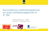Surveillance antibioticagebruik en juist antibioticagebruik in...Ruwe data (zie volgende dia voor overzicht parameters) Alle voorgeschreven antibiotica 2017 Stappen in analyse oa: