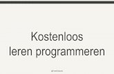 Kostenloos leren programmeren - RTC West-Vlaanderen · 2017. 5. 12. · CoderDojo • Gesticht in Ierland, 23 juli 2011 • Belgische VZW, gesticht door Martine Tempels (Telenet)