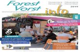Forest Vorst 2019 · 2019. 11. 6. · GRATIS UITGAVE VAN DE GEMEENTE VORST E.R. ... Commerce – Culture – Transition administrative – Informatique Stadsheropleving – Tewerkstelling